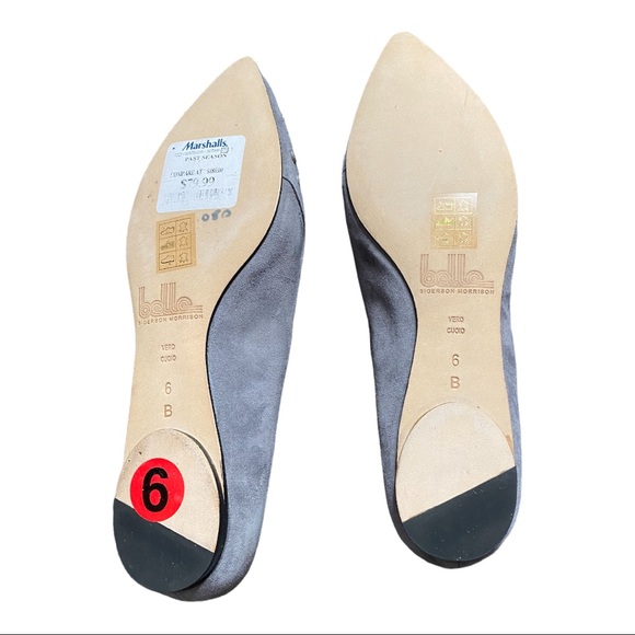 NWT Belle suede studded flats size 6 - Picture 2 of 3